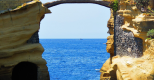The first fifteen minutes out of Naples: a drowned villa on the way to Capri