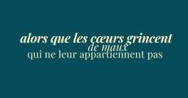 éclats du féminin - alors que les cœurs grincent de maux qui ne leur appartiennent pas