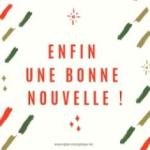 Poème pour une bonne nouvelle 😊