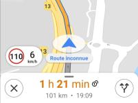 Route inconnue
