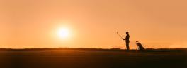 Golfeur aquarelle