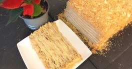 Gâteau Napoléon facile à la crème de pommes - Recette en vidéo