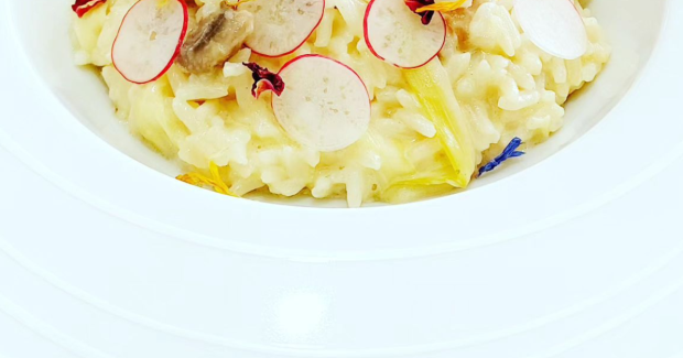Riz façon risotto aux chutes d’asperges
