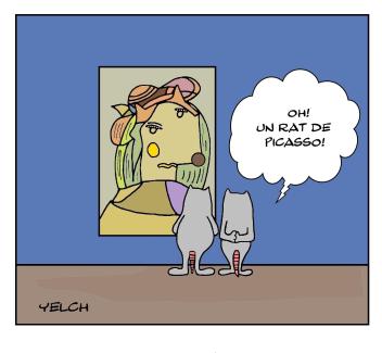 Piccasso a aussi dessiné des rats!