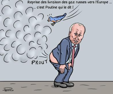 Poutine et ses gaz