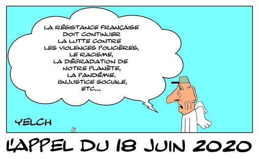 l'appel du 18 juin 2020 