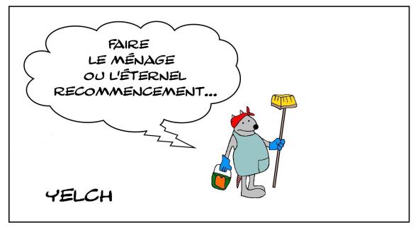 Le rat qui faisait le ménage