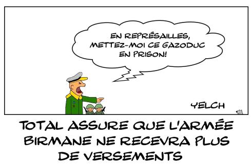 Gazoduc et généraux birmans