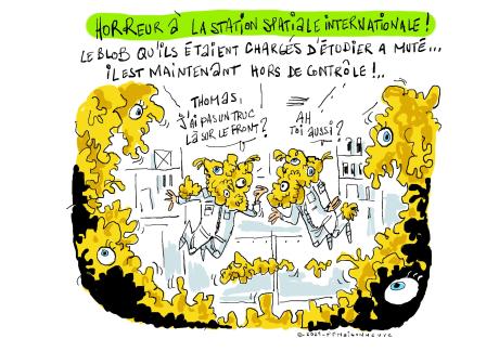 Le blob de l'espace