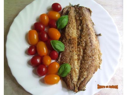 Filets de maquereaux au parmesan et paprika