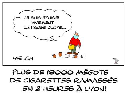 Pêche aux mégots