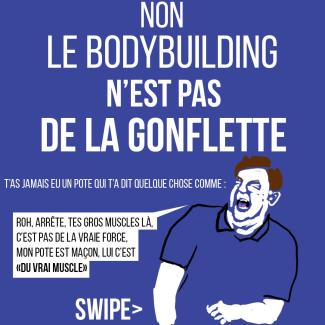 Non, le bodybuilding n'est pas de la gonflette