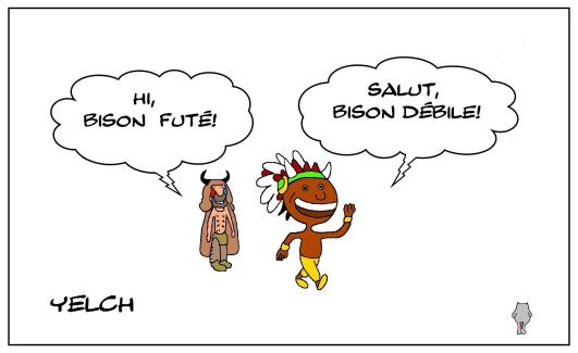 Bison débile