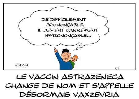 De Astrazeneca à Vaxzevria