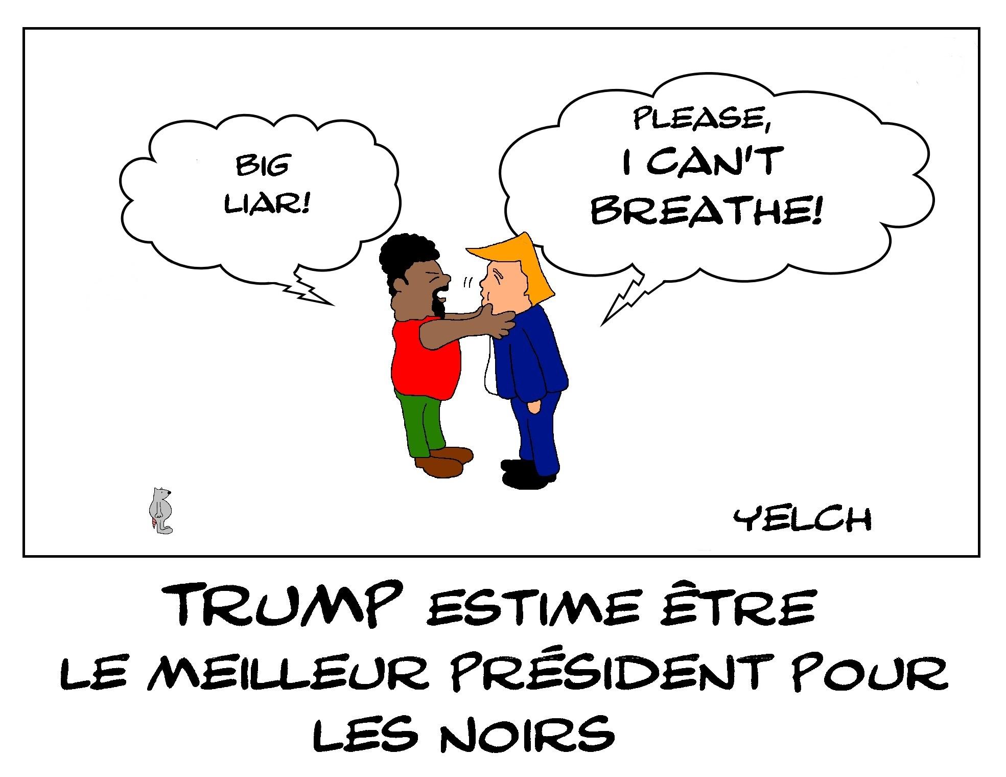 Trump et la comunauté noire des Etats-Unis