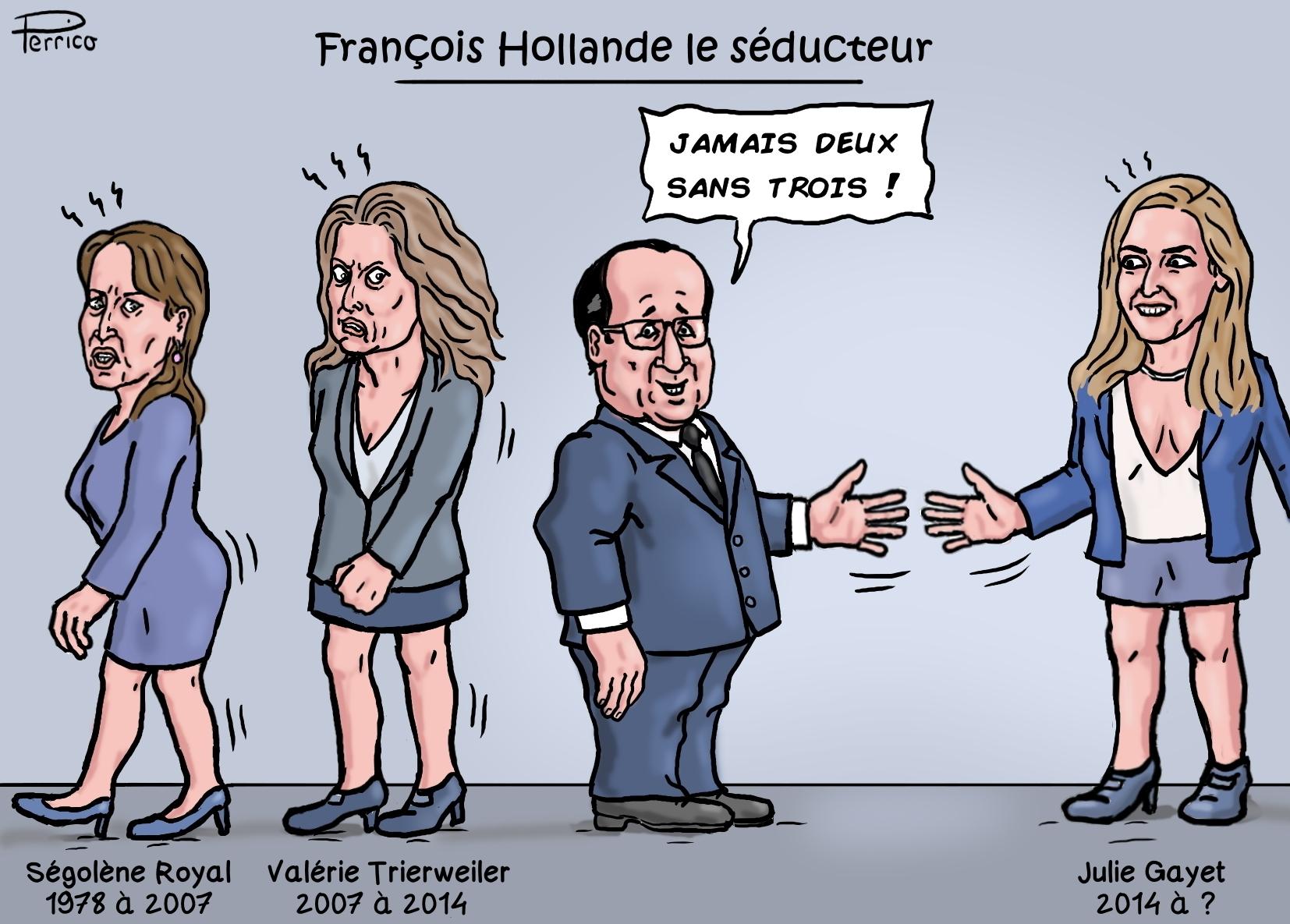 François Hollande le séducteur