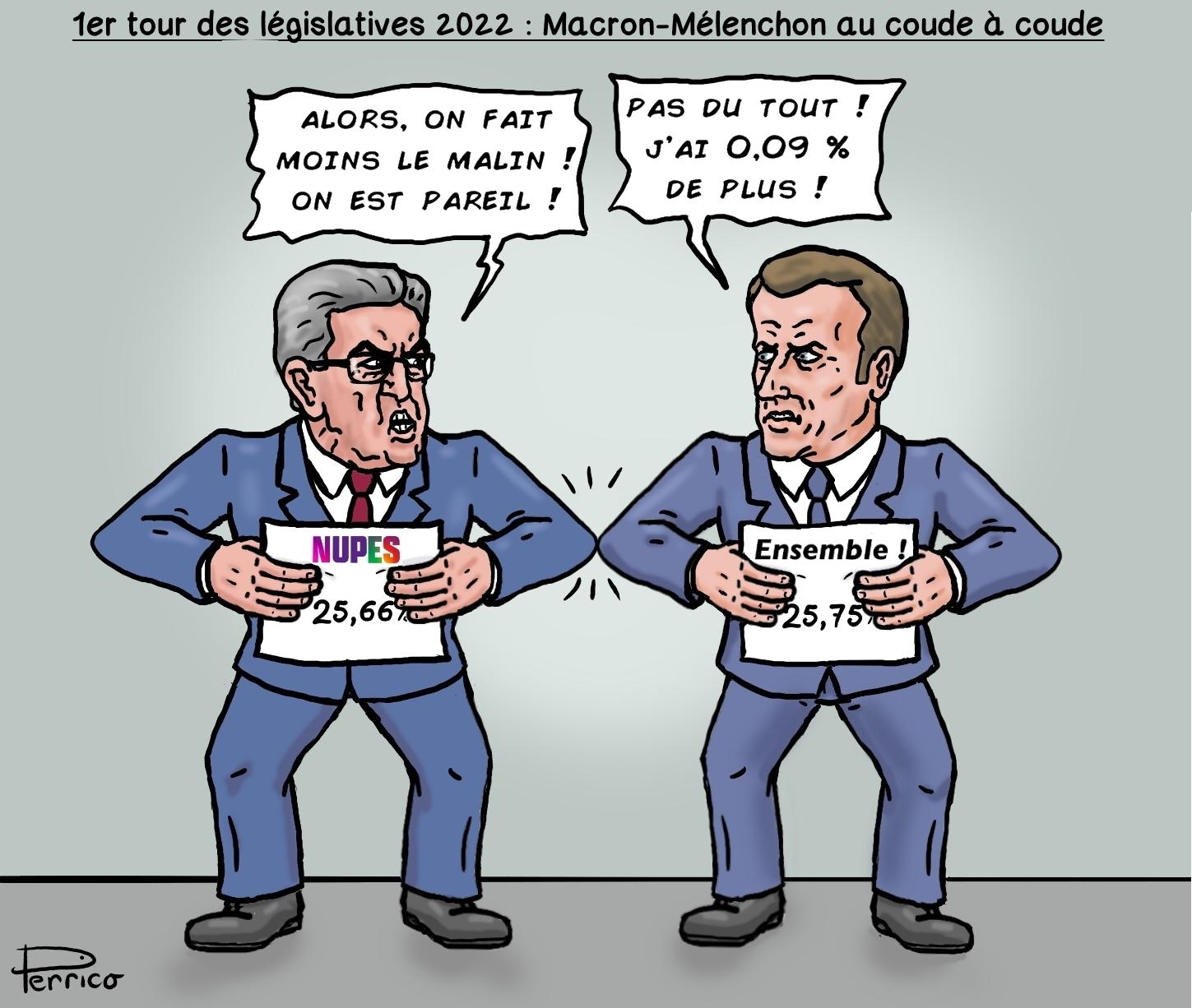 législatives 2022 : un coude à coude Macron-Mélenchon