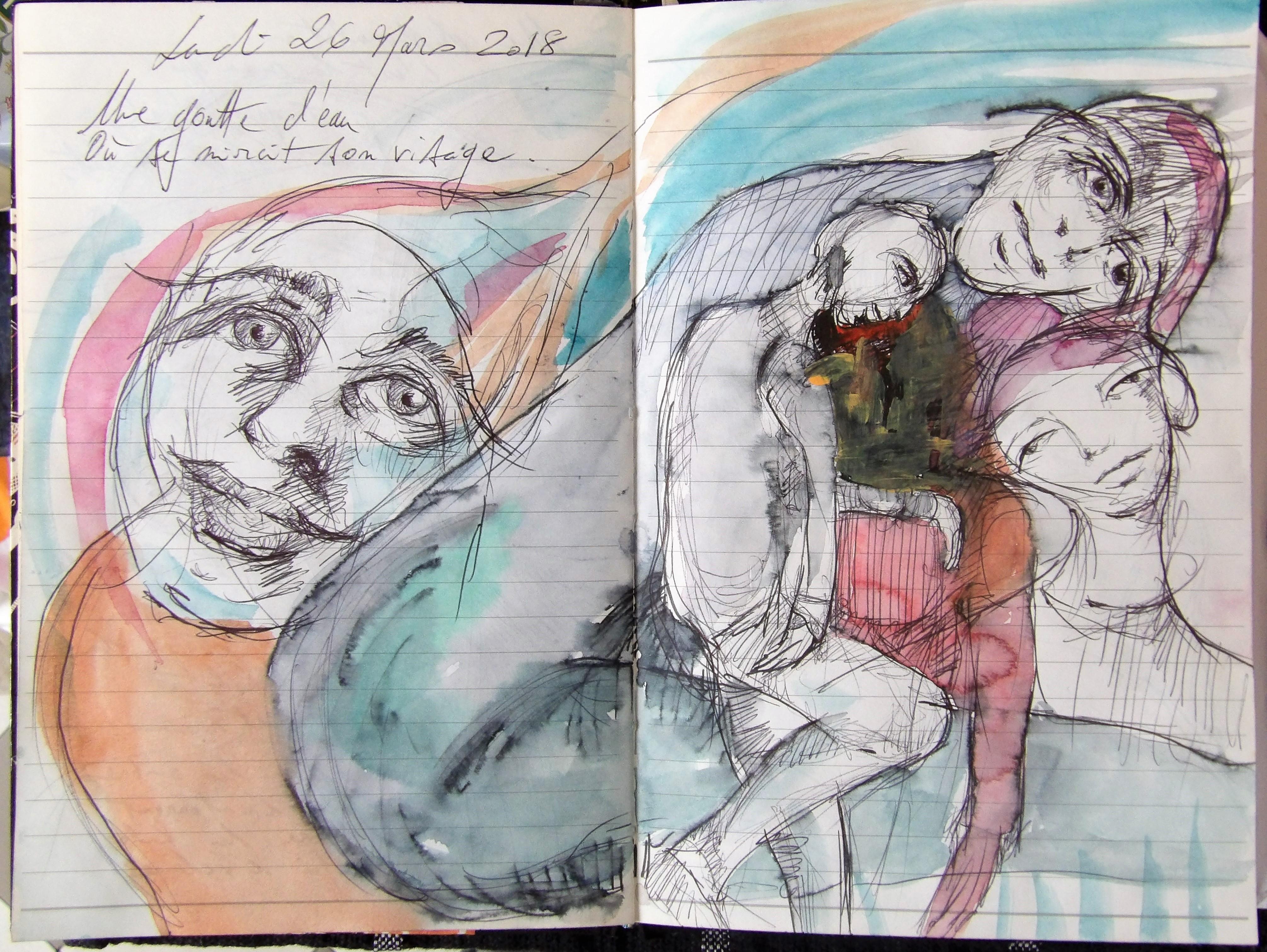 Petits Papiers Volants : Journal D'écriture 2003-2018 - lundi - mardi 26, 27 et jeudi 29 mars 2018