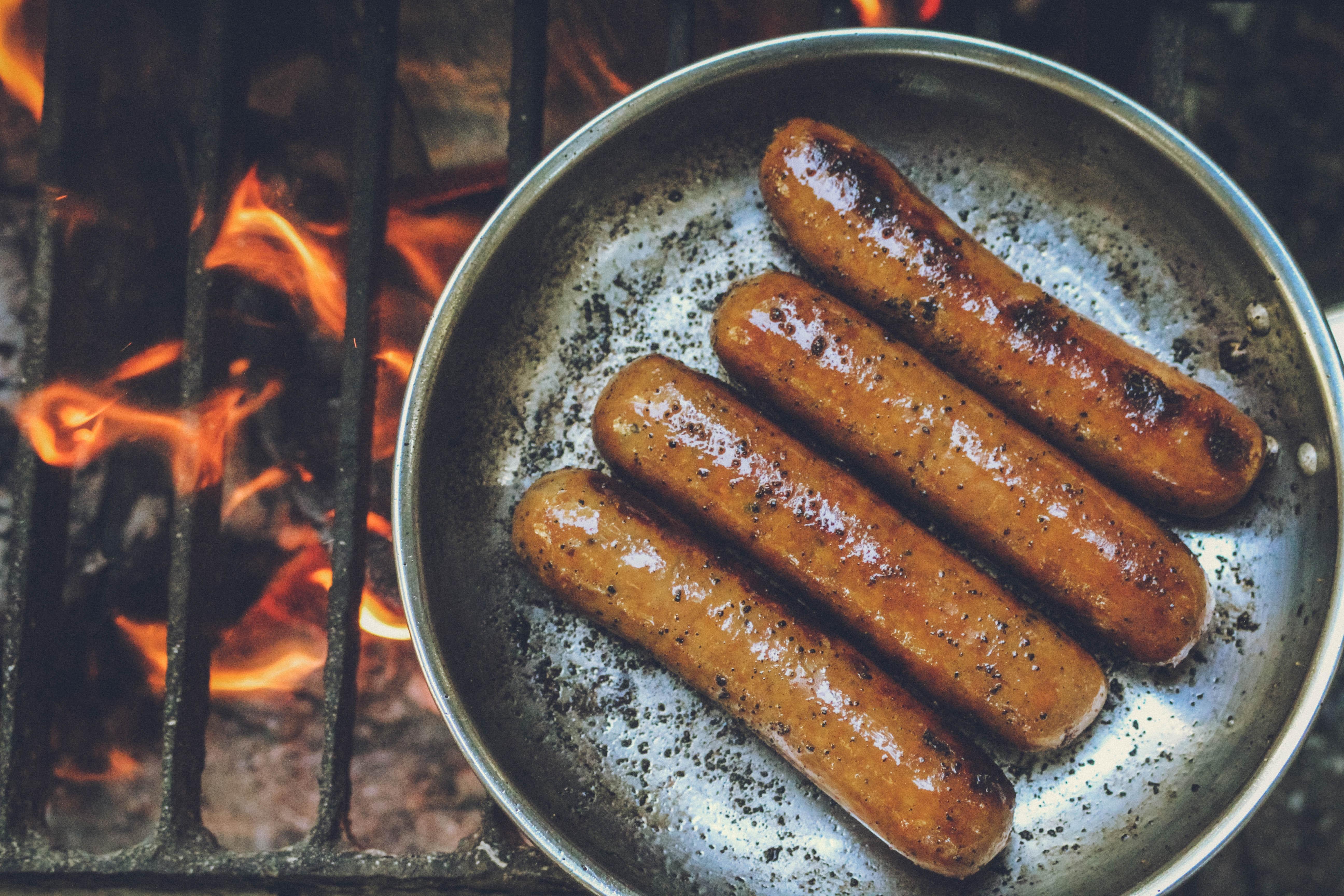 Lentilles vertes aux saucisses à ma façon