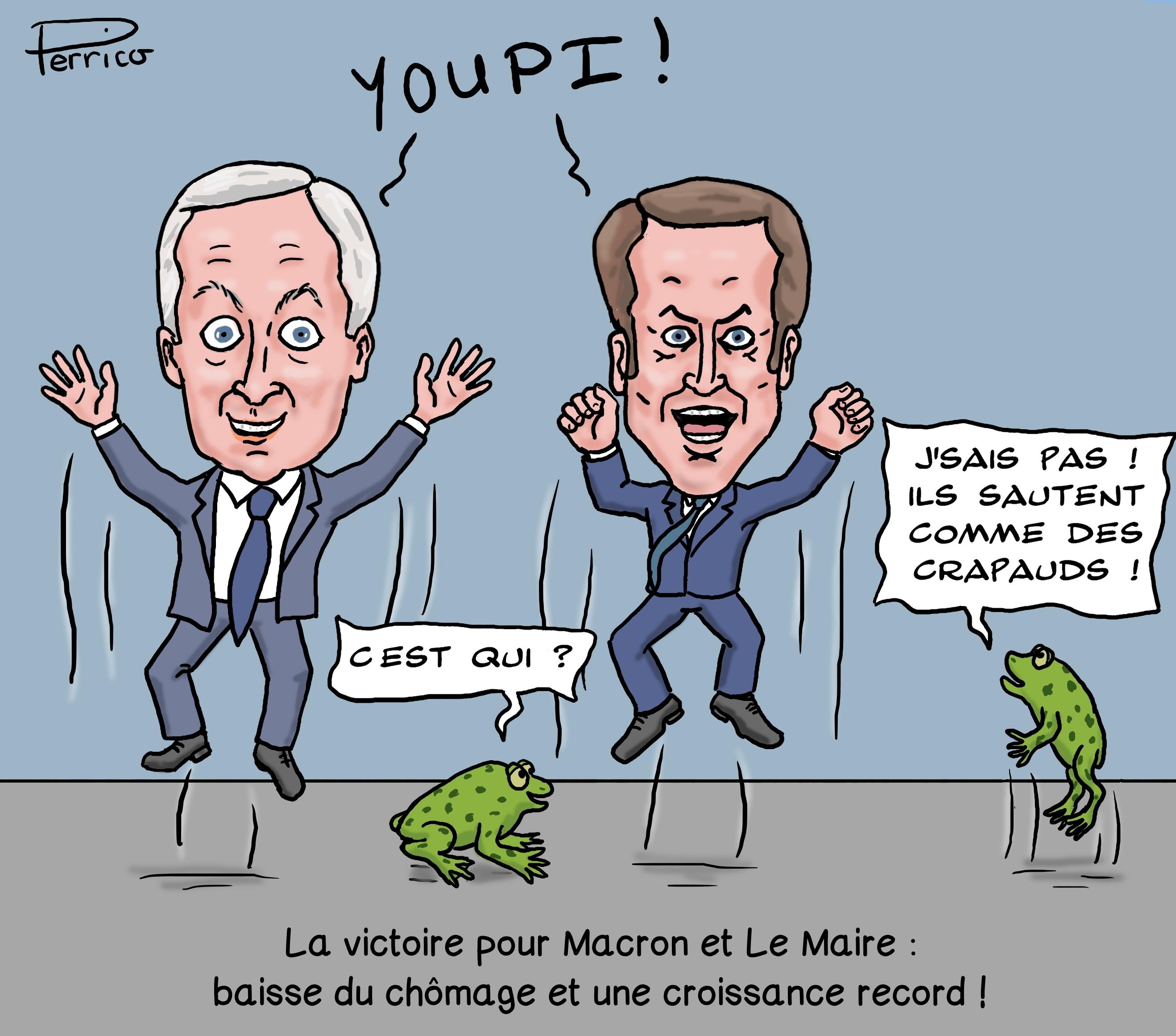 la victoire pour Macron et Le Maire