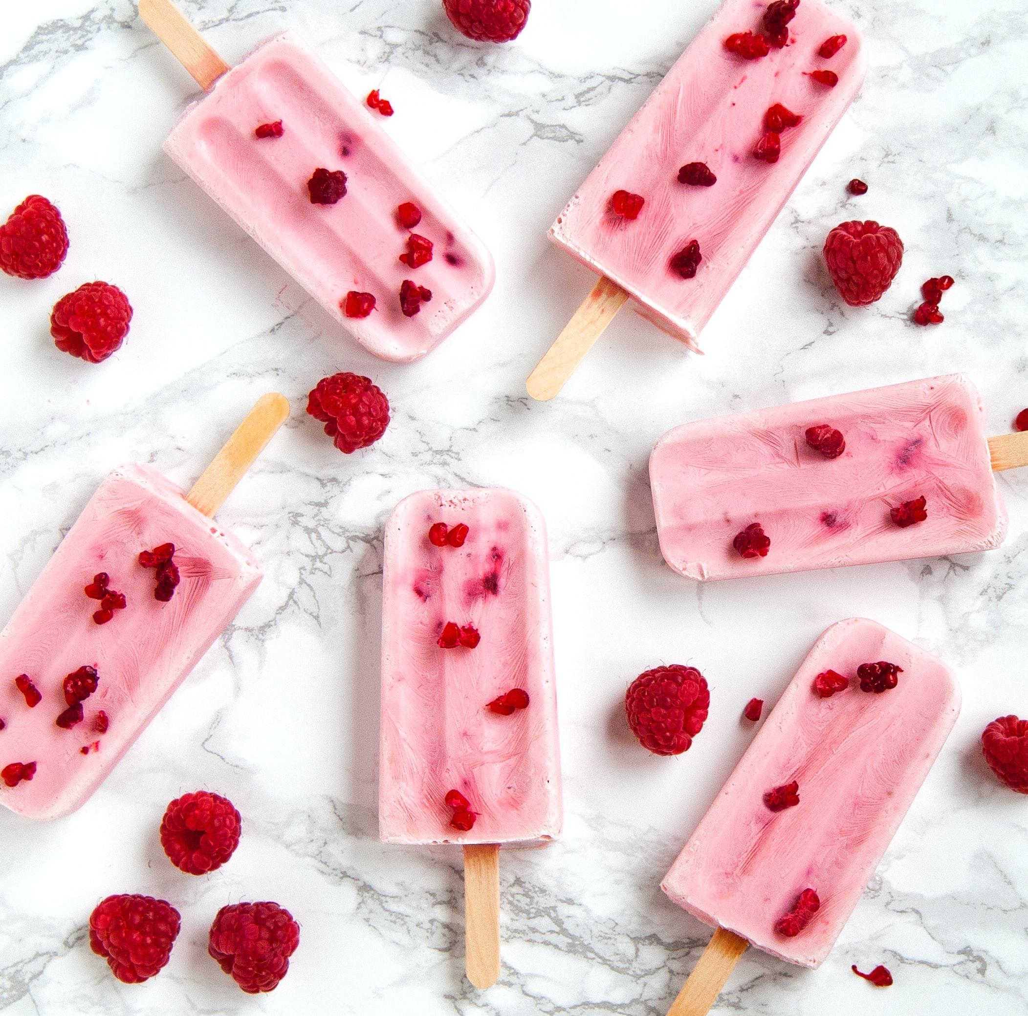 Glace à la confiture de roses (sans sorbetière)