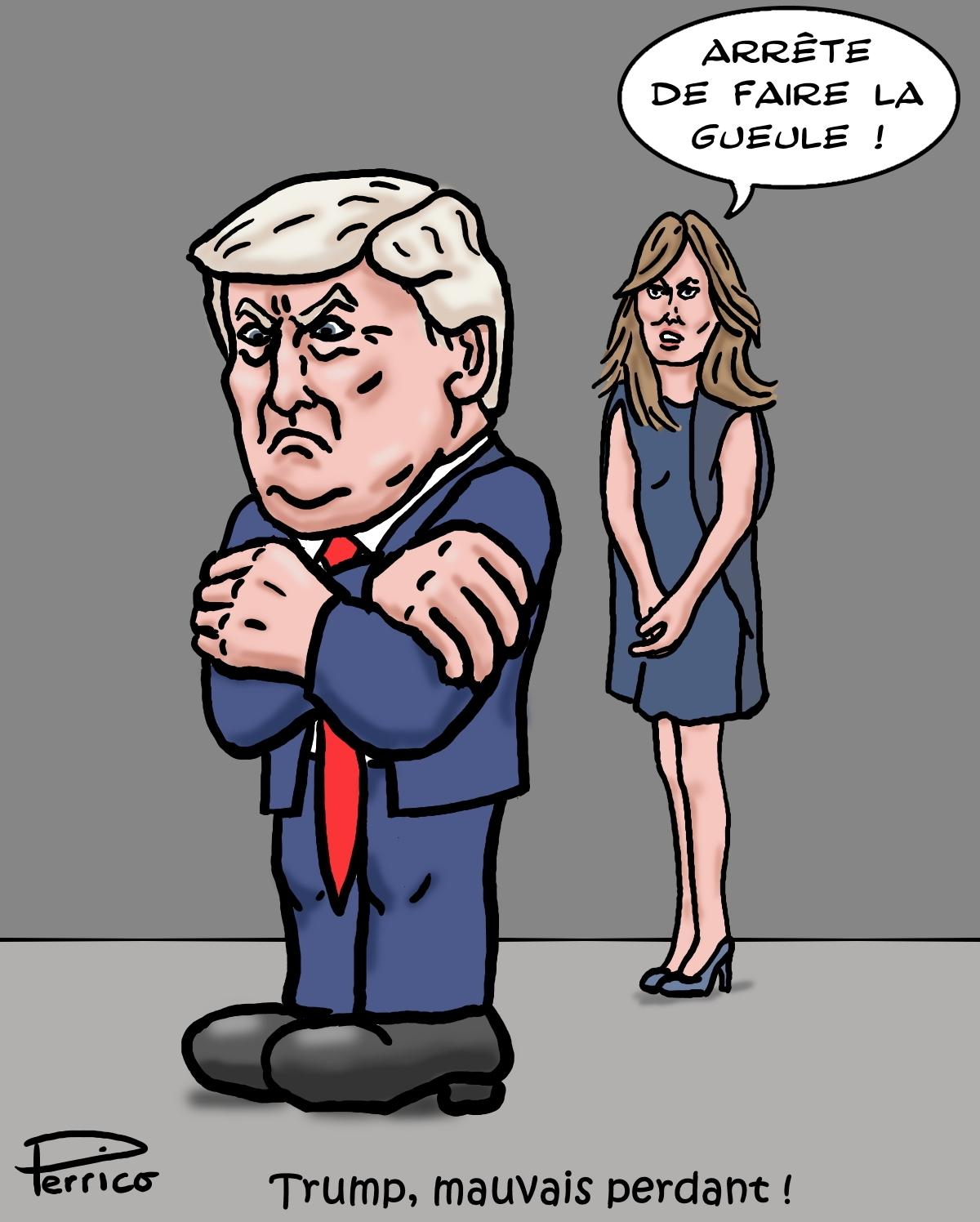 Trump, le mauvais perdant !