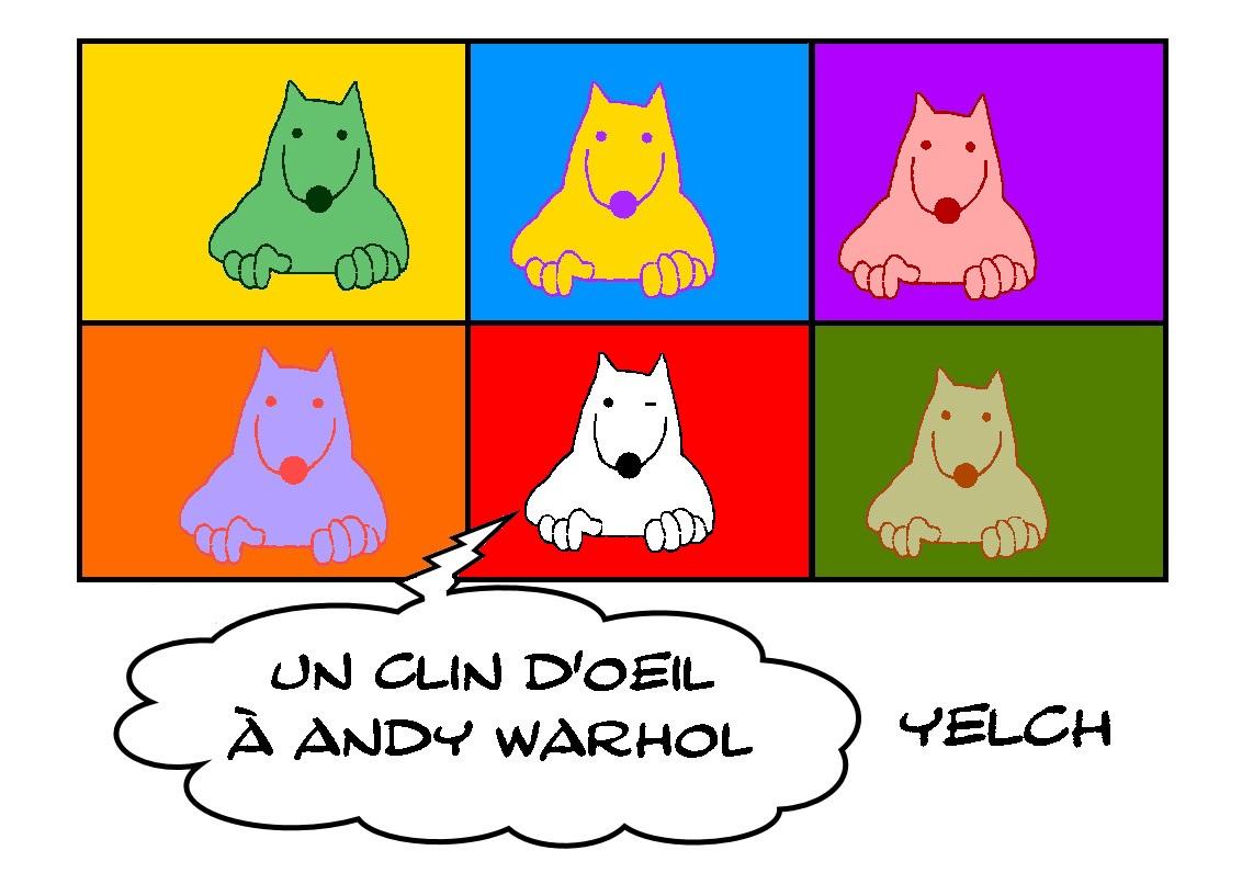 Clin d'oeil des rats à Andy Wahrol