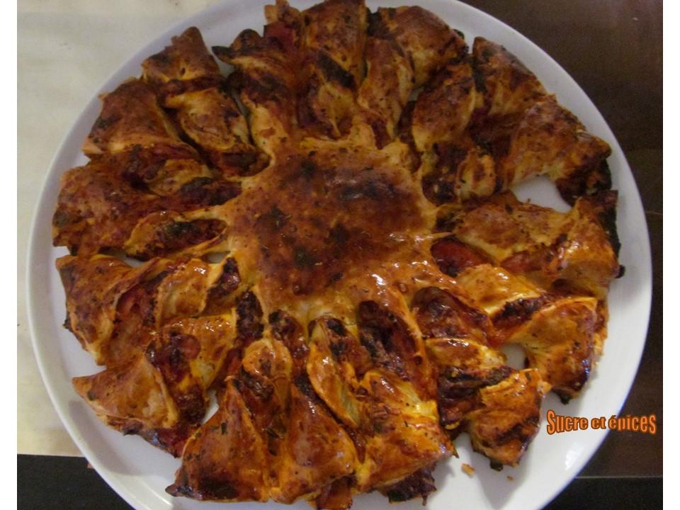 Tarte soleil façon pizza
