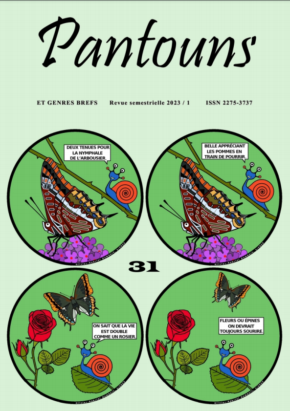 Revue Pantouns N°31– Sélection de l’appel à textes « Noms de papillons »