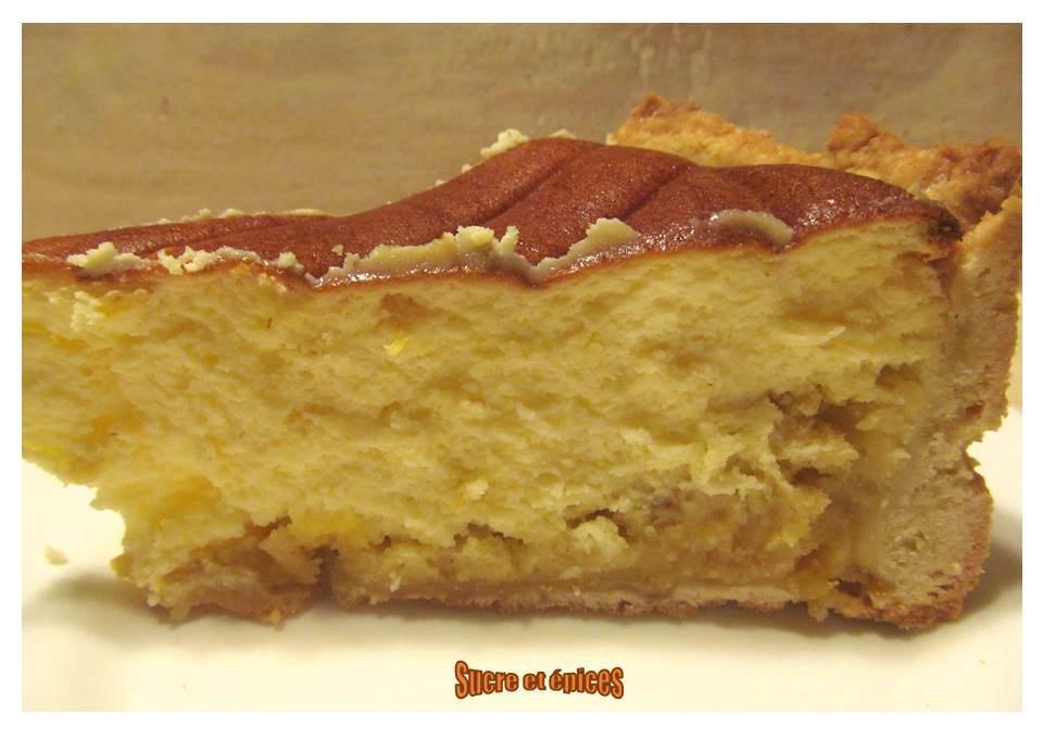Tarte au fromage blanc intensément citron
