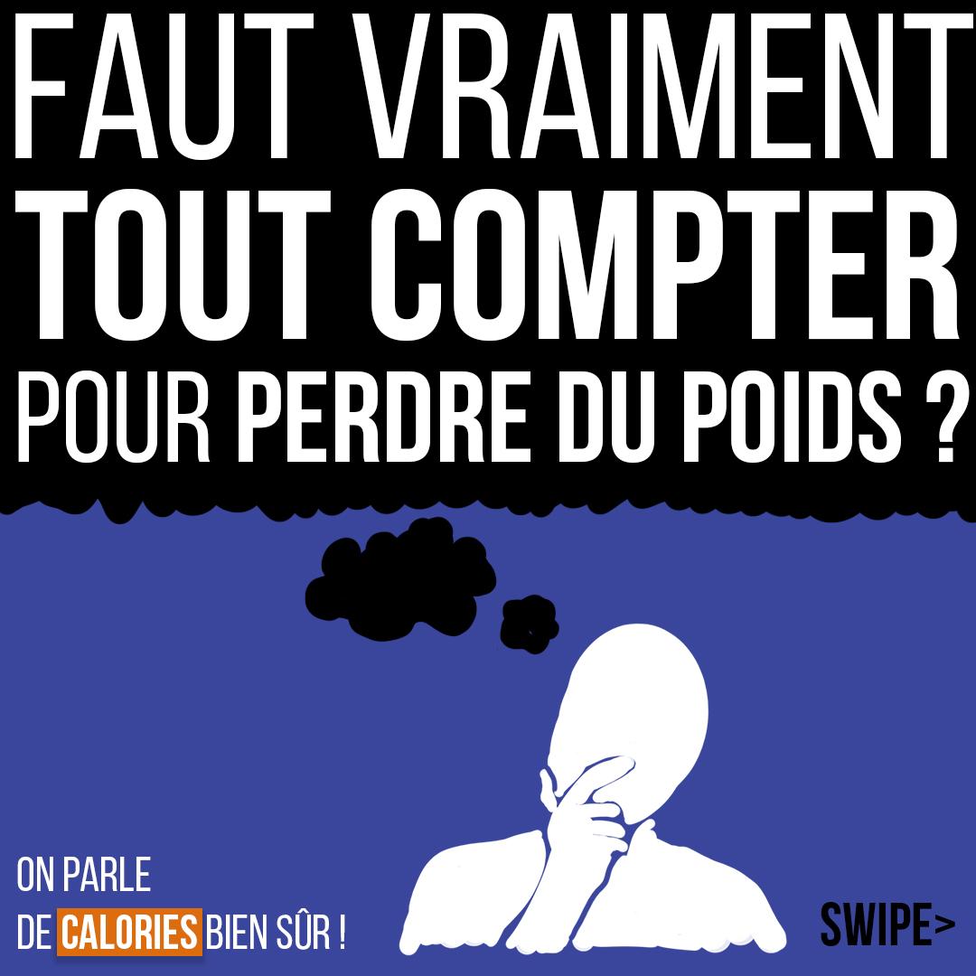 Faut vraiment tout compter pour perdre du poids ?