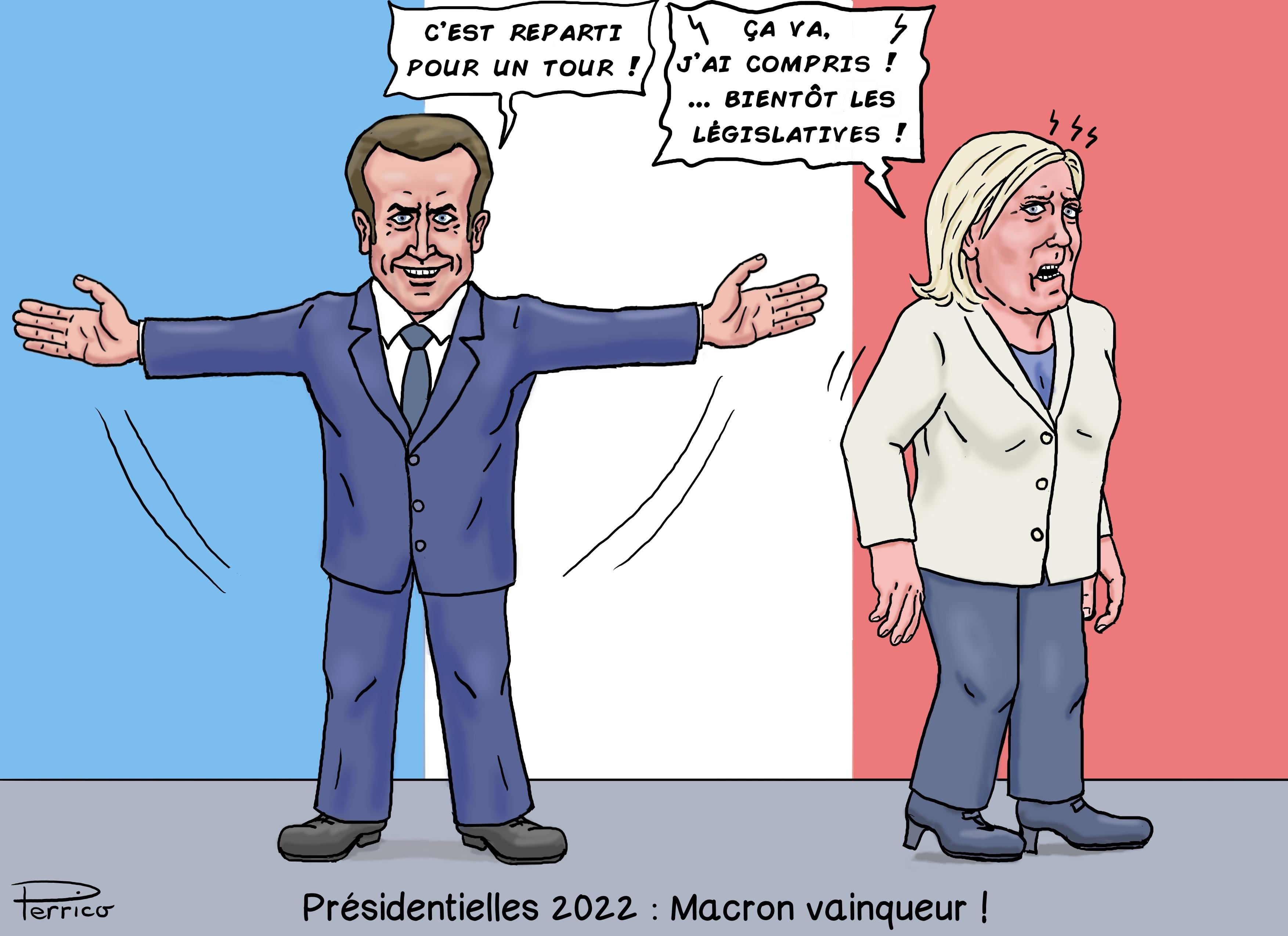 Présidentielles 2022 : Macron vainqueur !