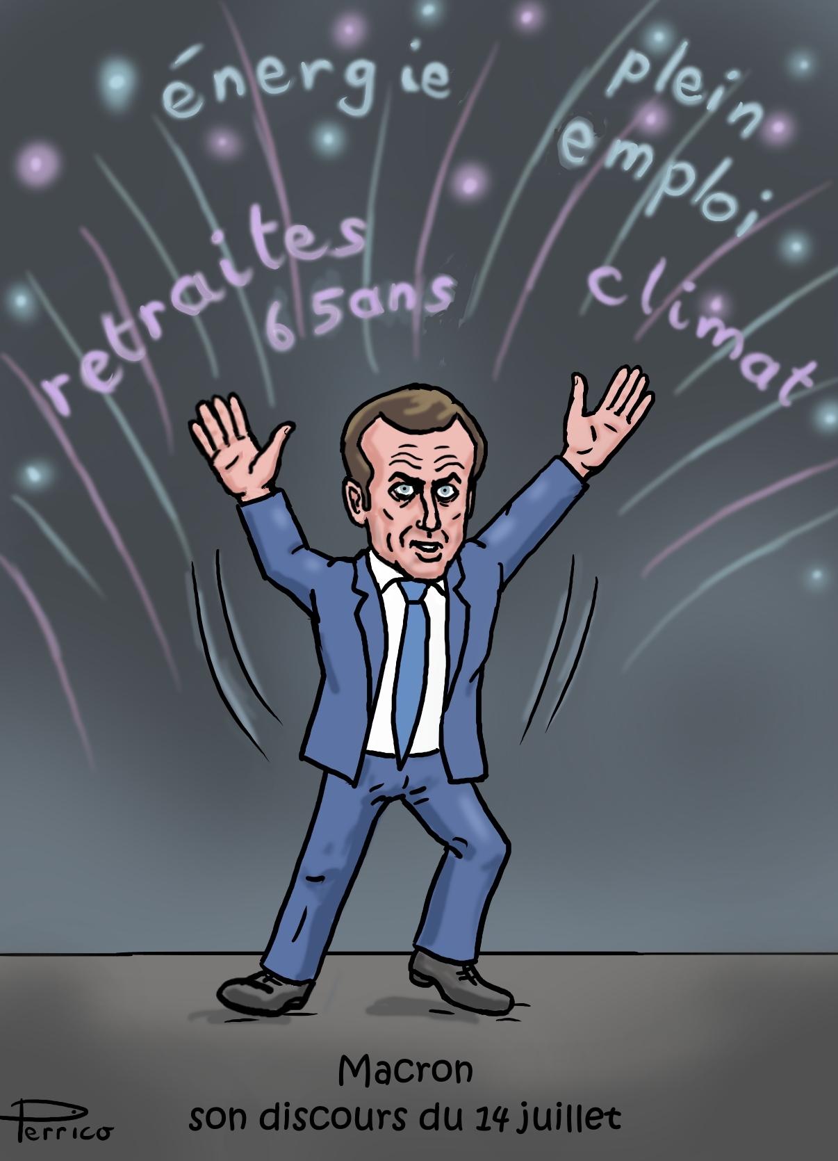 Un discours du 14 juillet oui, bof !
