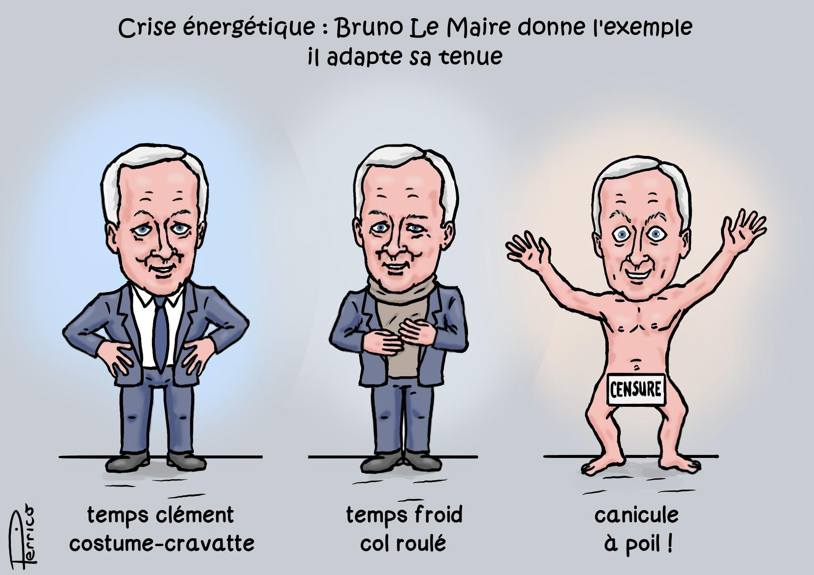 Bruno Le Maire en col roulé !