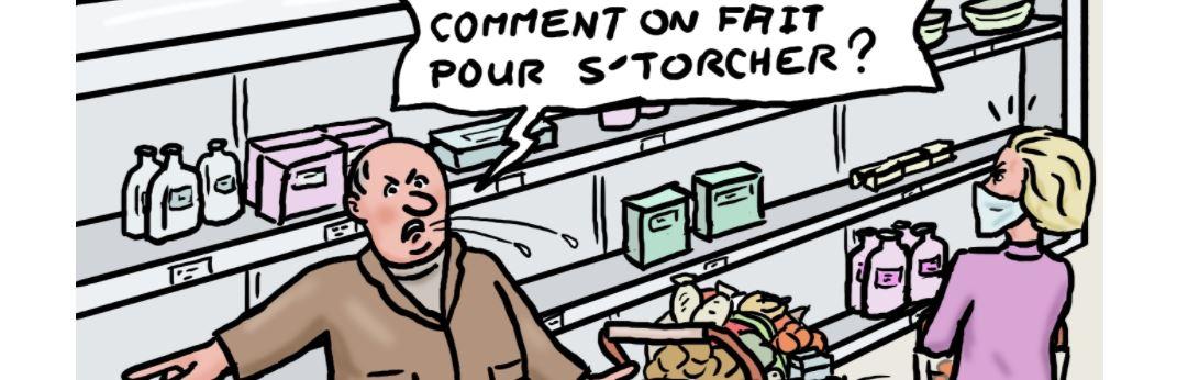 épidémie de Covid-19 : pénurie de produits de première nécessité