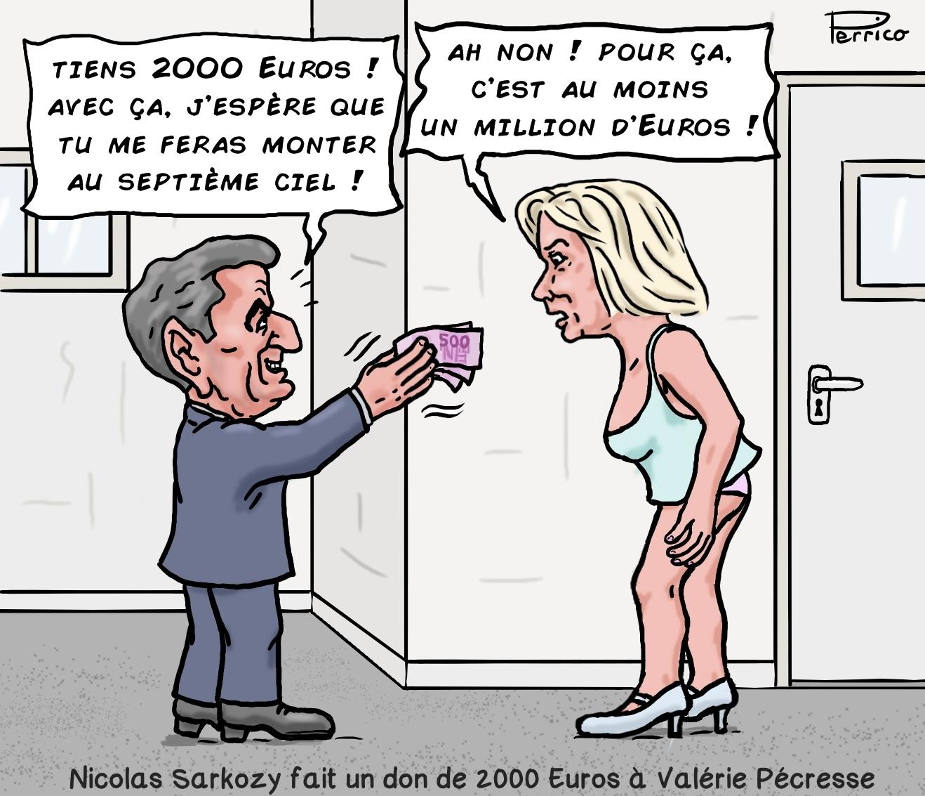 Sarkozy fait un don à Valérie Pécresse