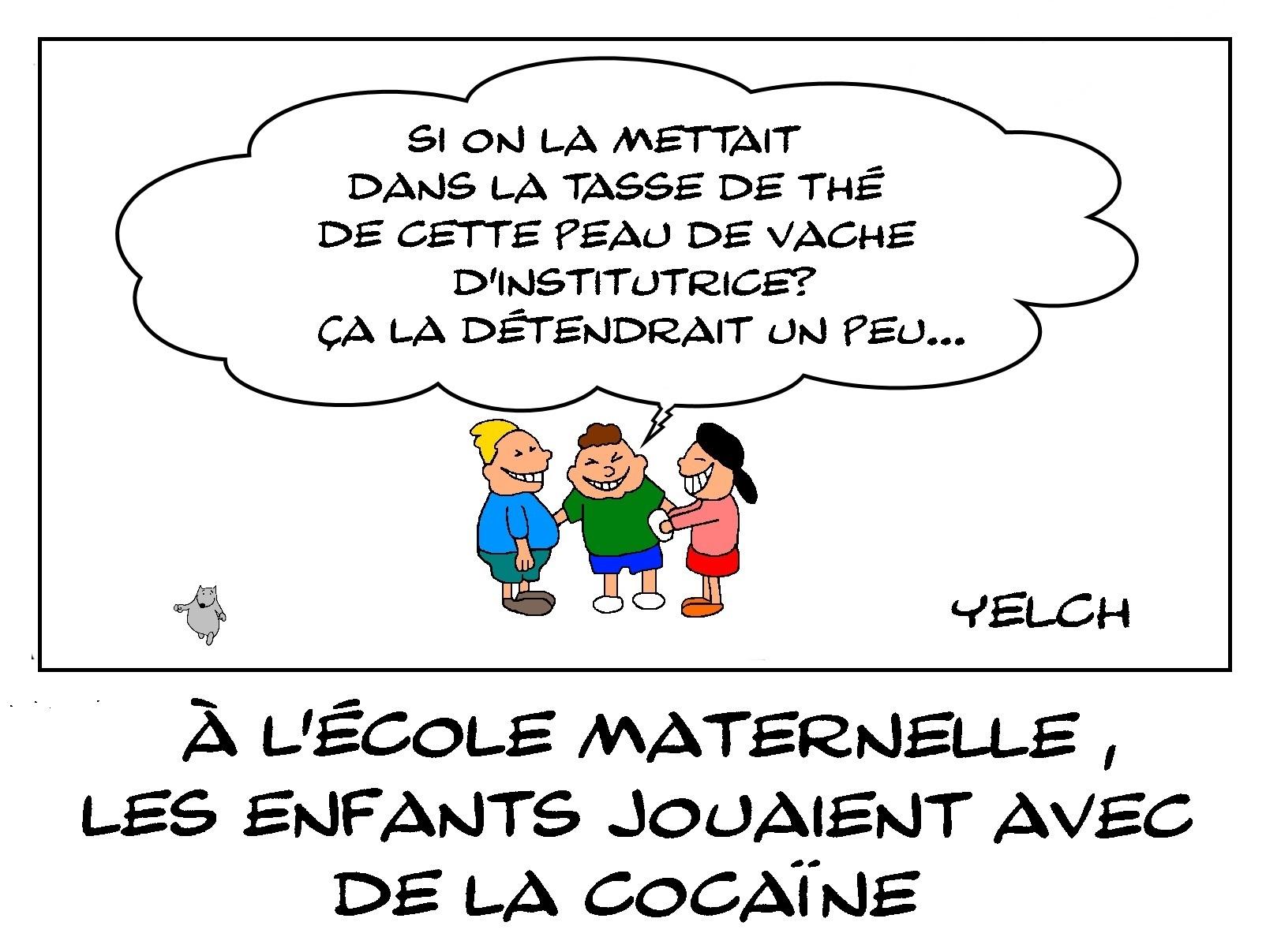 COCAÏNE A L'ECOLE