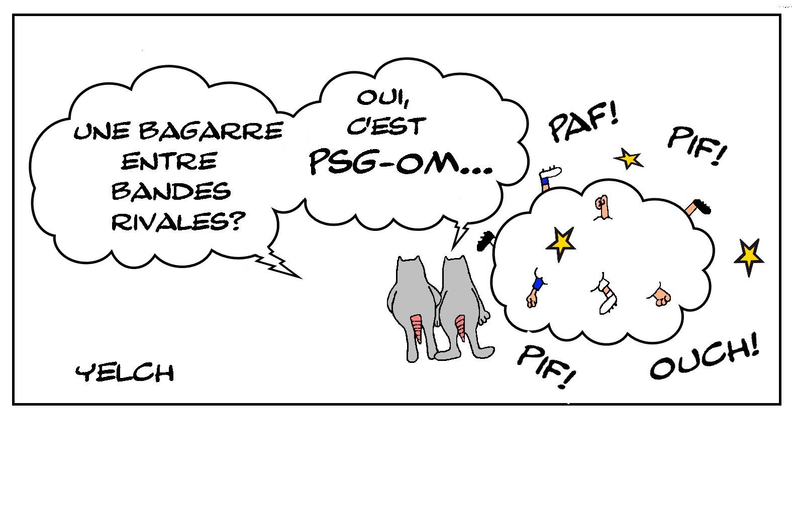 Bagarre de rue , enfin plutôt de stade...
