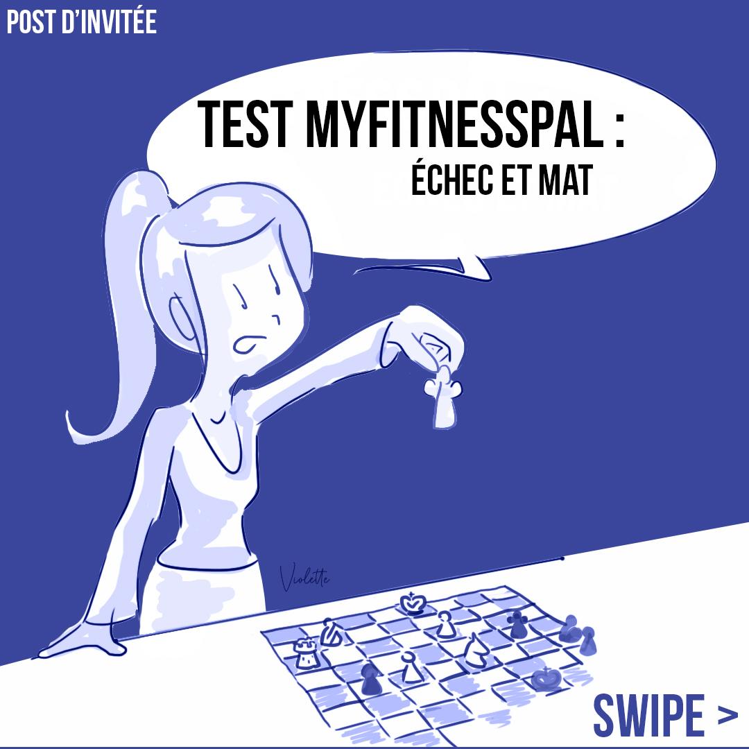 Test myfitnesspal : échec et mat