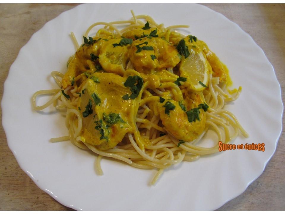 Crevettes au four à la crème fraîche et aux épices - Recette en vidéo