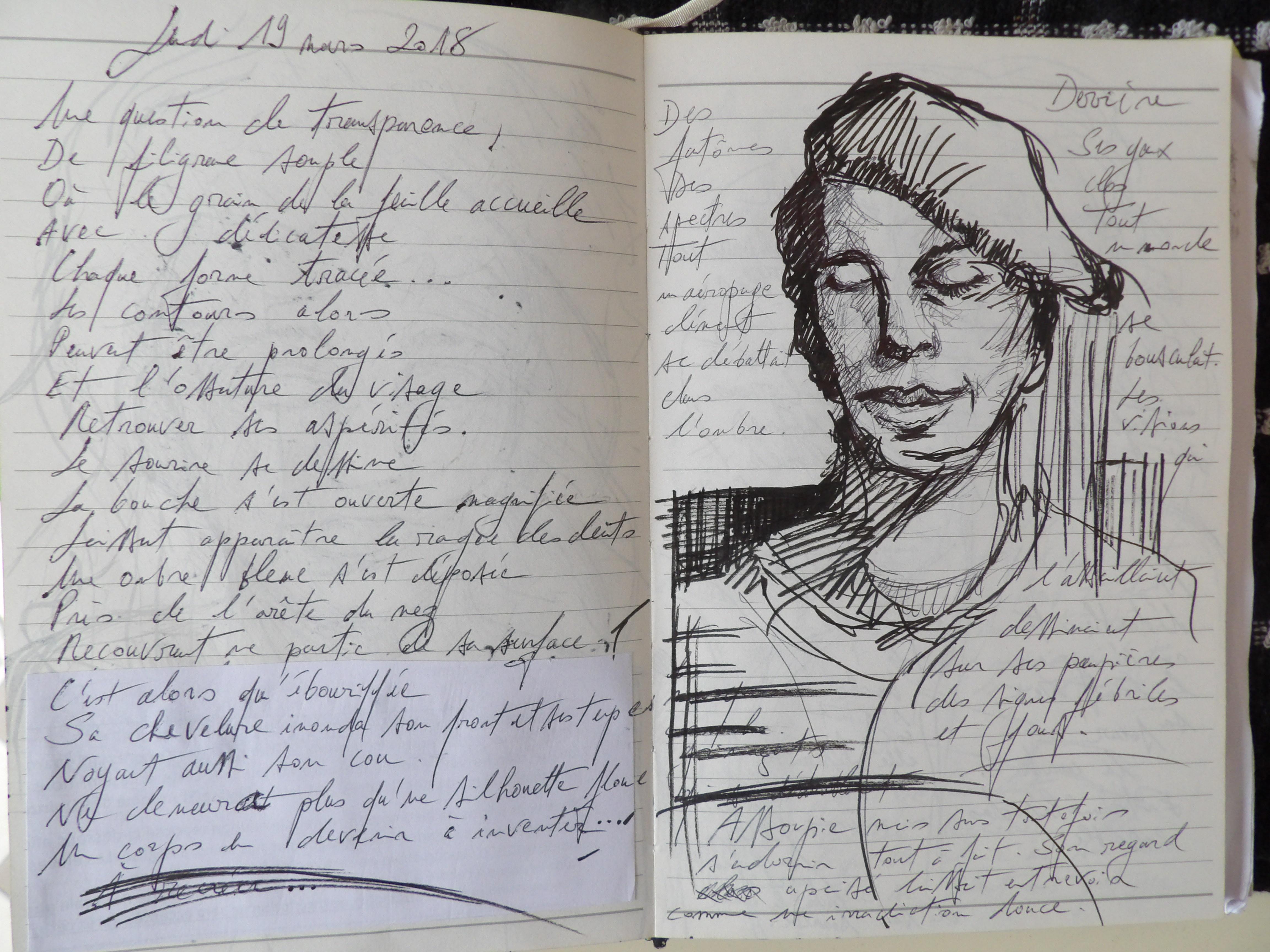 Petits Papiers Volants : Journal D'écriture 2003-2018 - lundi 19 mars 2018