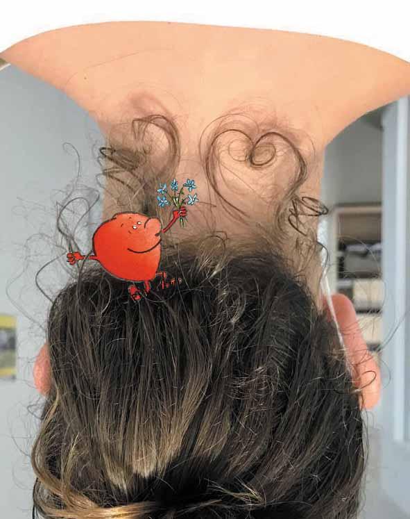 Le p'tit Coeur s'emmèle... les cheveux !