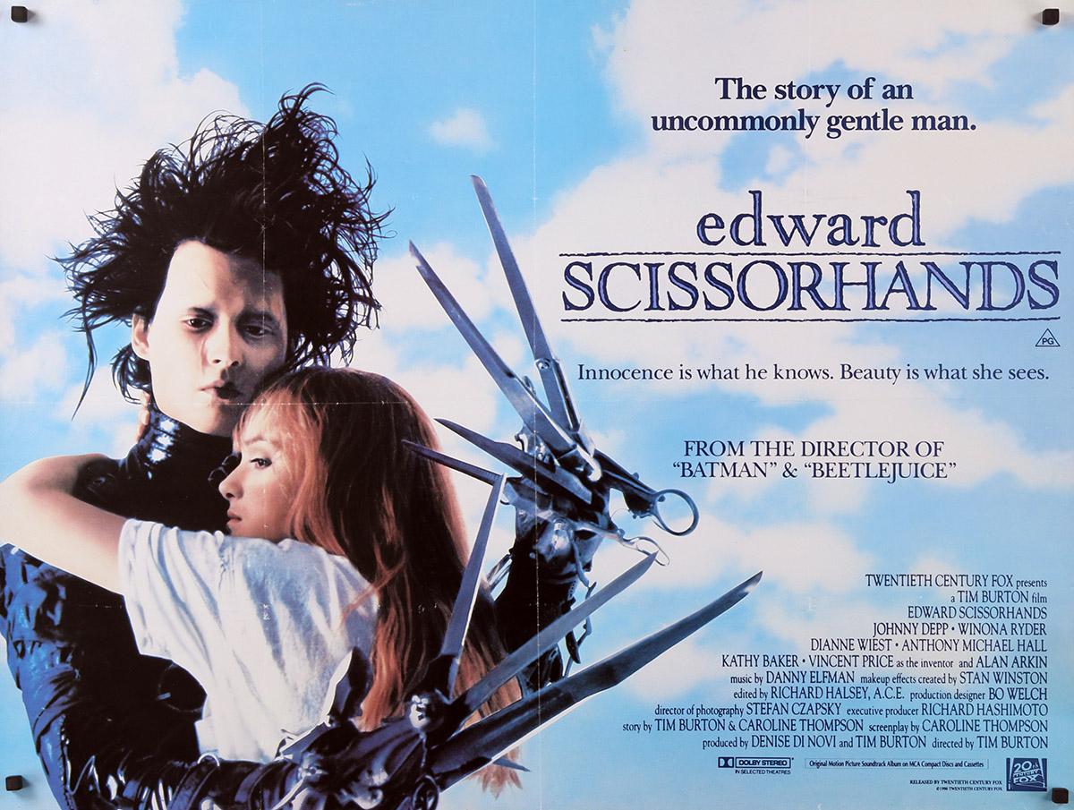 Edward aux mains d'argent (Edward Scissorhands, Tim Burton, 1990)