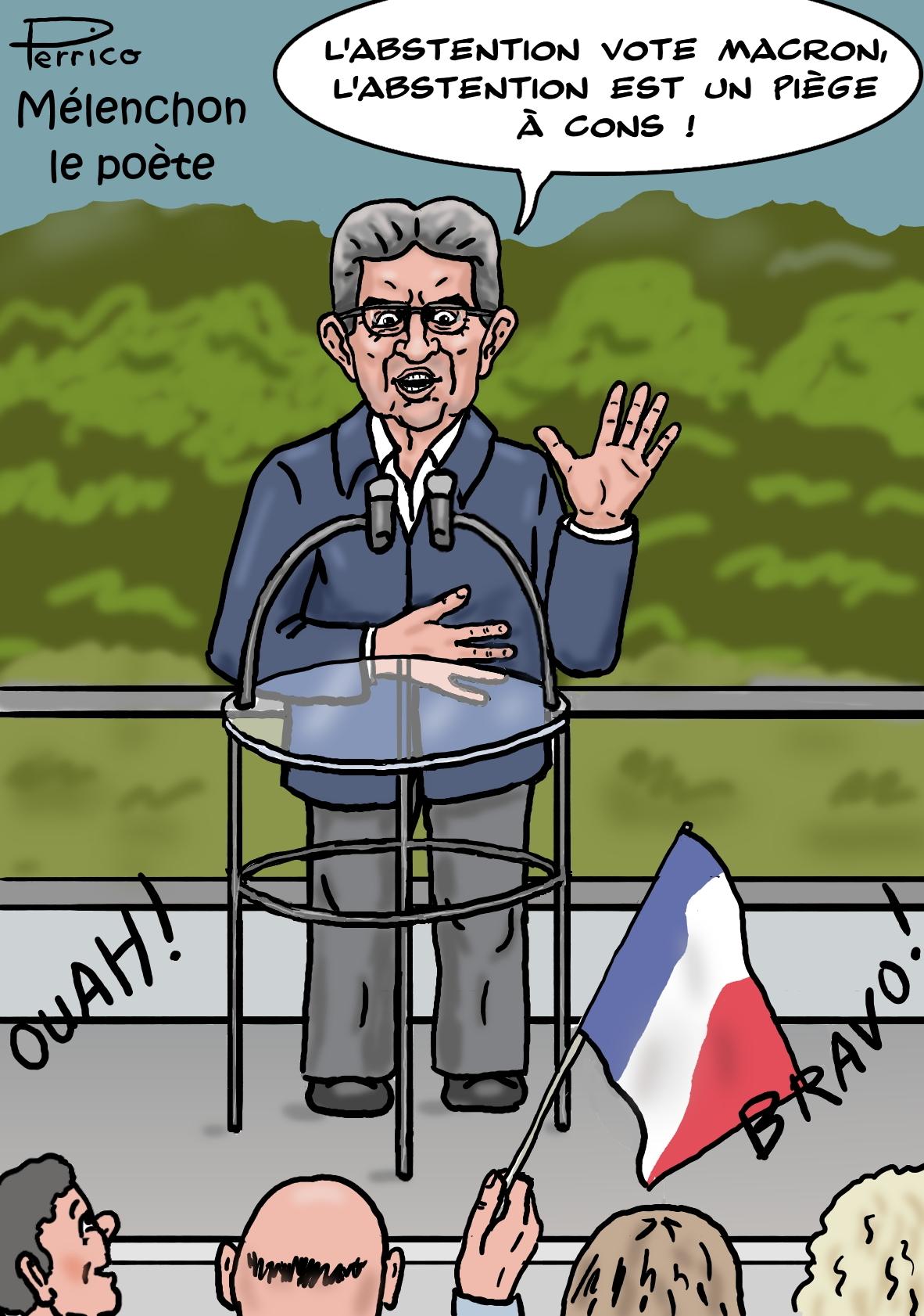 Mélenchon le poète