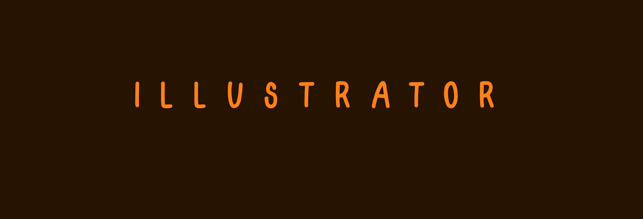 Mes illustration sur Illustrator