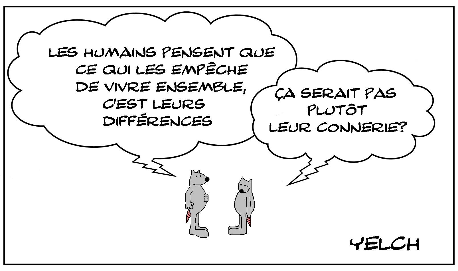Différences et connerie