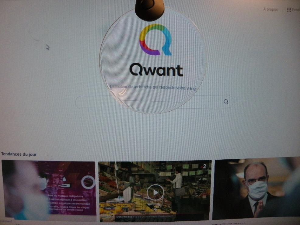 Et re-voila Qwant, dommage