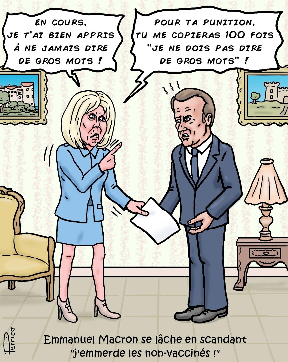 Emmanuel Macron "emmerde les non-vaccinés"