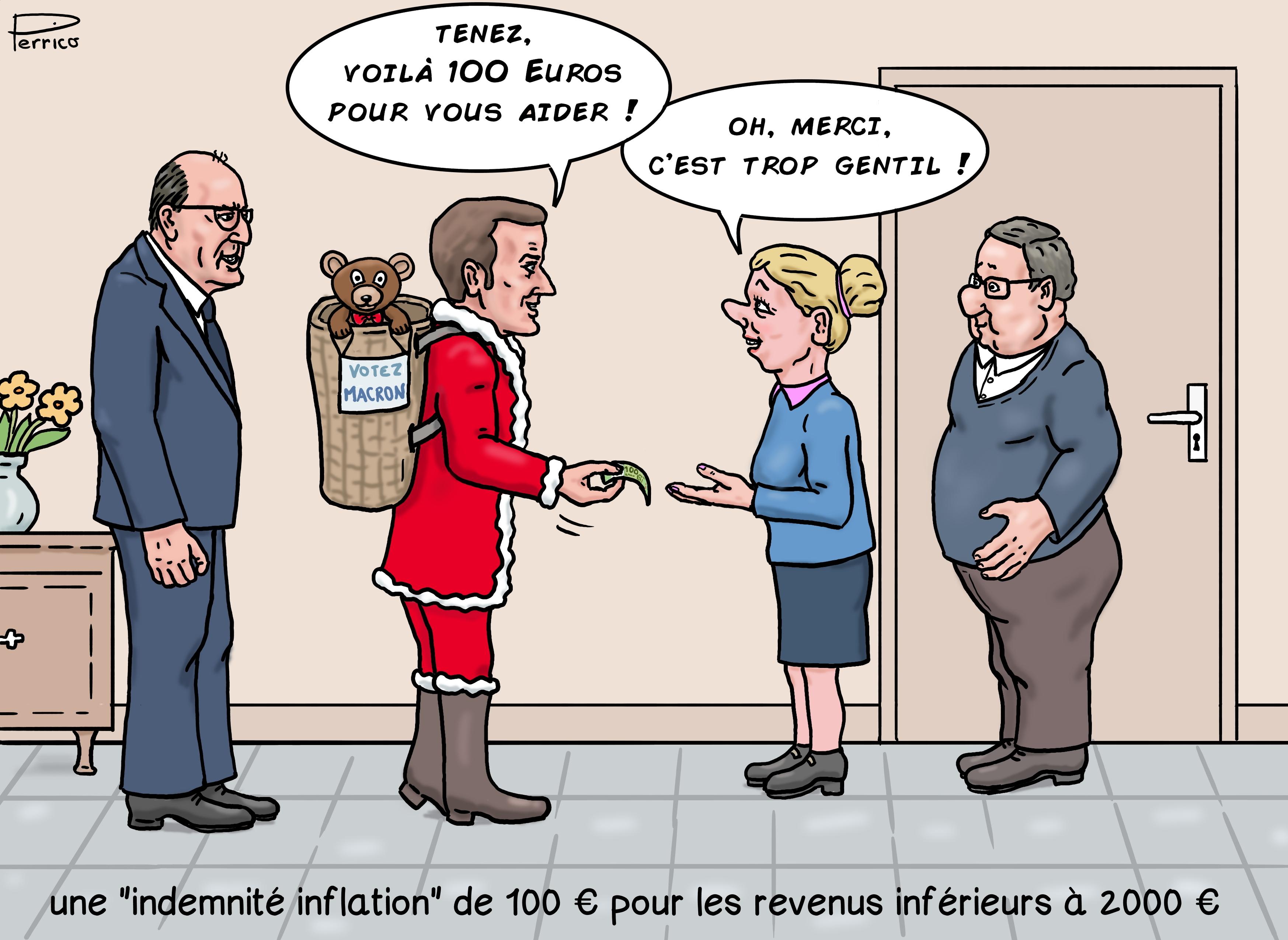 le cadeau de 100 € de Macron