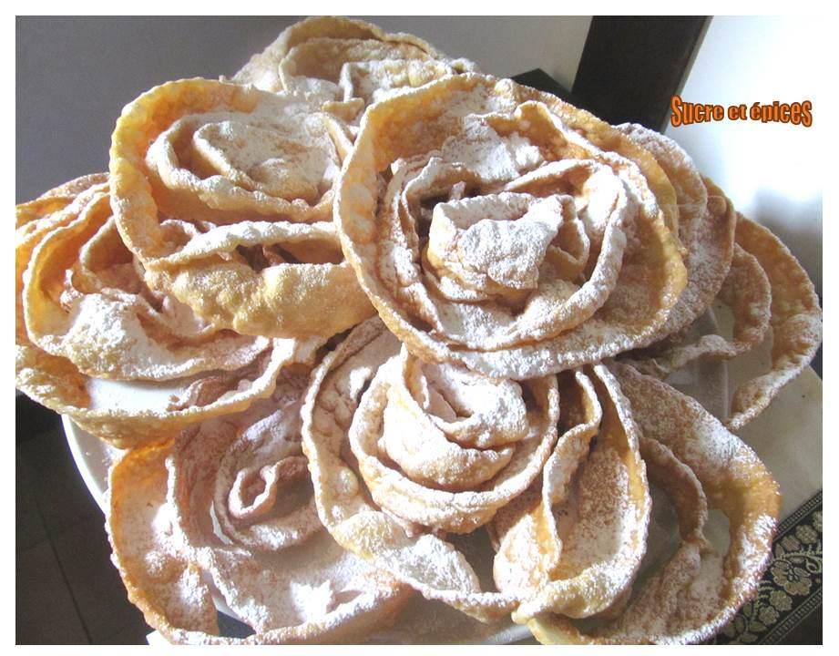 Beignets ultra croustillants en forme de fleurs de ma grand-mère